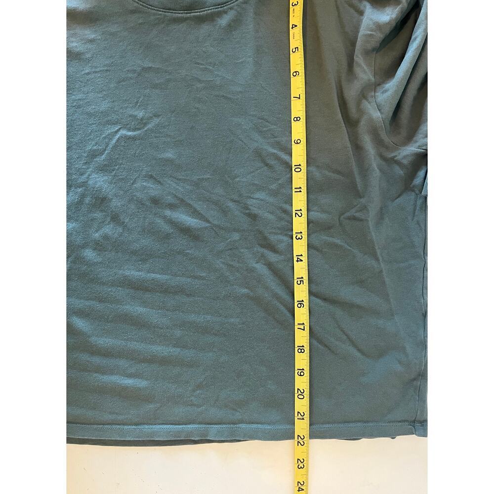 Madewell Crewneck Long-sleeve Cotton Tee in Sage Green - Picture 5 of 7